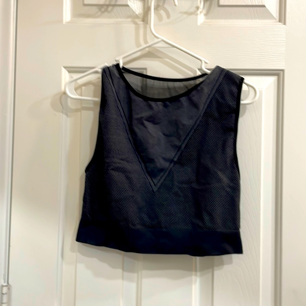 Black crop top